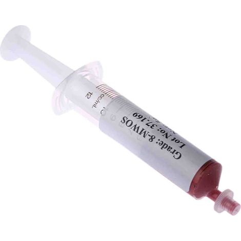 Pâte de diamant RS PRO Rouge, Grain 8µm seringue de 10ml ( Prix pour 1 ) (1/3)