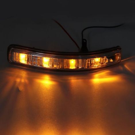 Clignotant Rétroviseur - 3 LED 12 V - ABS - Pour Ford Explorer 2011 à 2019 - Droit - 1 Pièce (1/4)