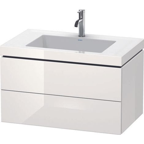 Duravit L-Cube c-bonded Ensemble suspendu, 2 tiroirs, sans (1/3)