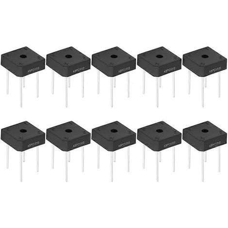 Brückengleichrichter für Haushaltsgeräte, industrielle elektronische Schaltungen, 10 A, 1000 V (5 Stück)