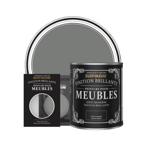 Peinture pour Meubles Brillante - Gris Ombre (1/2)