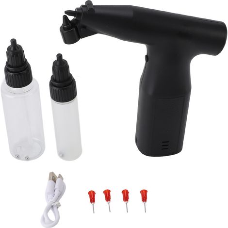 Pistolet à peinture électrique pour voitures, compresseur d'air, pulvérisation fine de 5 mm, rechargeable et sans fil, avec 4 buses. (1/5)