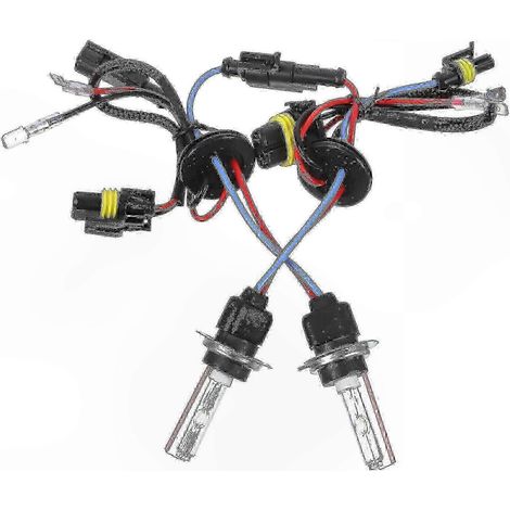 10000K 35W H7 Xenon-Scheinwerferlampen-Set, 3200LM hellweiß für Fahrzeuge (1/2)