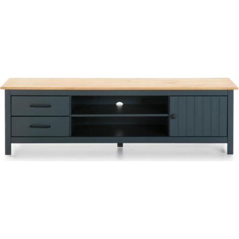 Mueble para TV Mariana acabado azul 47 cm(alto) 157 cm(ancho) 40 cm(largo) (1/4)