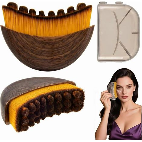 Brosse massage drainage visage - Sculpture mâchoire & menton - Poils ultra-souples - Pour usage quotidien et spa (1/5)
