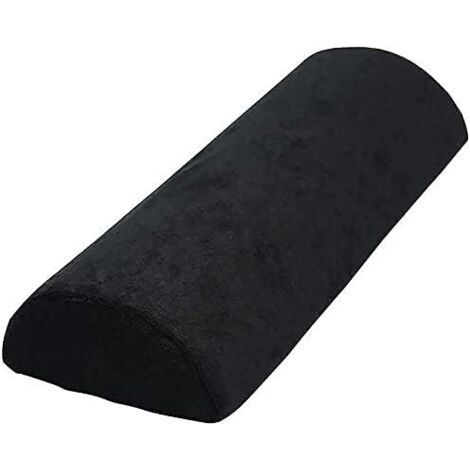 Oreiller en Mousse Mémoire Demi-Lune, Coussin Genoux pour Dormir, Coussin De Soutien pour Jambes Surélevées, Appui-Genou pour Dormir, Coussin Lombaire pour Nuque, Genoux Et Taille (1/4)