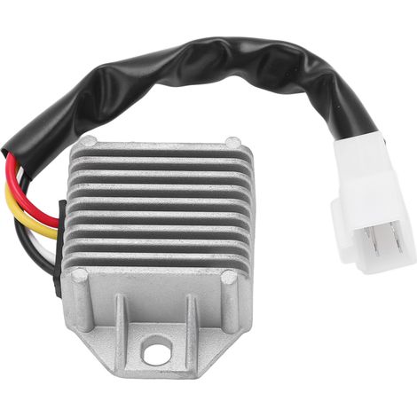Redresseur de tension 12 V, 4 broches, 33 g, référence 81960 60 00, en alliage d'aluminium, compatible avec les modèles XT250LC, XT350, XT350B et XT350D. (1/5)