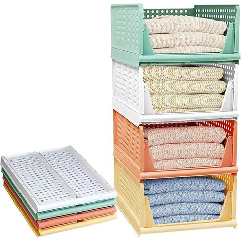 Boîtes de Rangement pour Vêtements,Organisateur de Penderies Empilables (1/5)