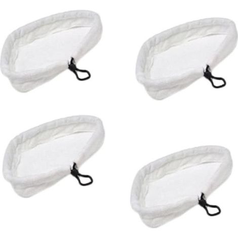 Lot de 4 Serpillères en Microfibre pour Balai Vapeur H2O Mop - FABLCREW (1/4)