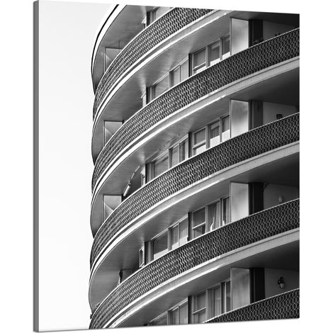 Lienzo impreso Arquitectura Balcones 80x100 cm