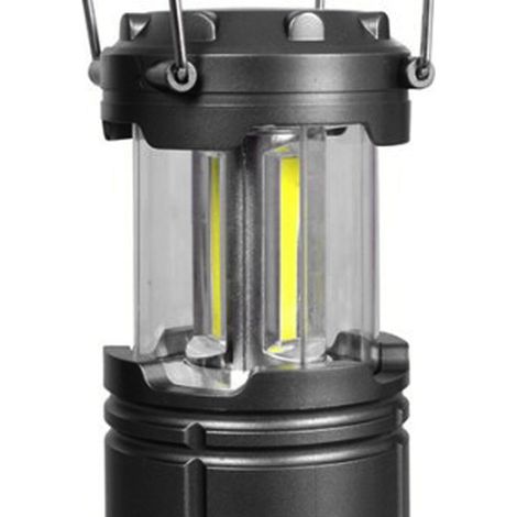 Campingzeltlampe mit Lagerfeuerfunktion, zwei einstellbare Leuchtmodi, Edelstahlstange, geeignet zum Wandern, Campen und Angeln. (1/4)