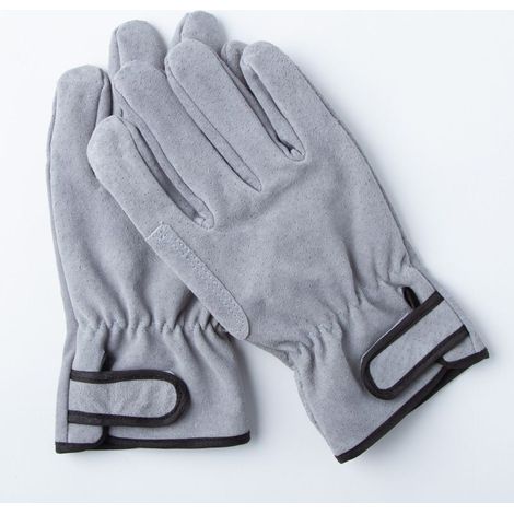 Gartenhandschuhe aus Leder für Herren, multifunktionale Arbeitshandschuhe für Mechaniker, Bauarbeiter und Fahrer. (1/4)