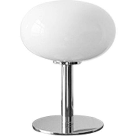 Lampe de Table pour Lit avec Base en Fer Moderne Élégante - Blanc Bouton Commande Simple Laiton Design Soutenu pour Maison et Bureau