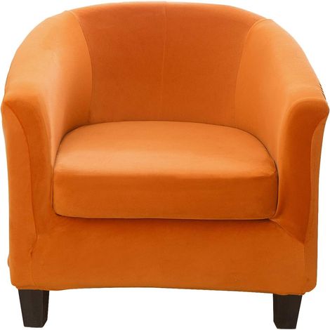 Convertible Armchair Cover with Geometric Print, Relax Club Sofa Cover, Bath Chair Cover, Stretch Polyester Armchair Cover (1/5)