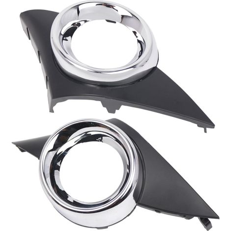 Rejilla para faros antiniebla para Peugeot 207 2006 2007 2008 2009 Sport Rejilla para faros antiniebla delanteros Embellecedor para faros antiniebla Accesorios