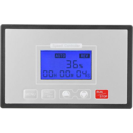 60A 10-55V DC Bürstenmotor-Drehzahlregler mit digitalem LCD-Display, Langsamlauf-/Stopp-Timer, reversibel (1/5)