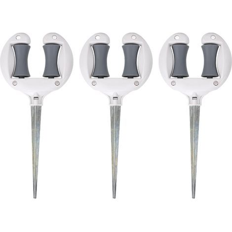 Guides de Tuyau pour le Jardin, Positionnement de Tuyau D'eau, Guide de Tuyau de Pelouse, Support de Pointe, Piquets de Guidage de Tuyau D'arrosage, Accessoires de Tuyau (1/5)