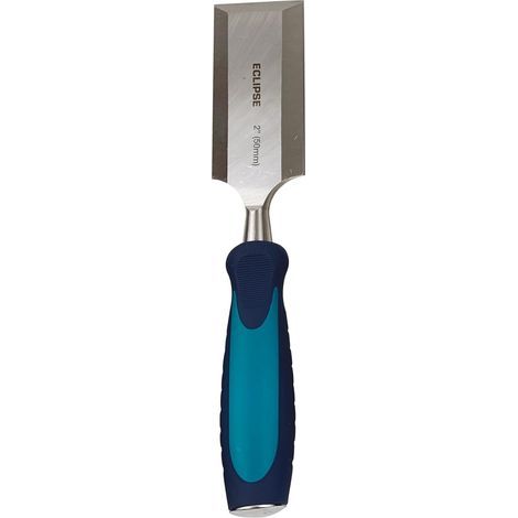 - Holzmeißel - Chrom-Vanadium-Stahl - 50 mm nachschärfbare, angeschliffene Klinge - Für Tischler- und Schreinerarbeiten - Ergonomischer Griff - Grau (1/2)