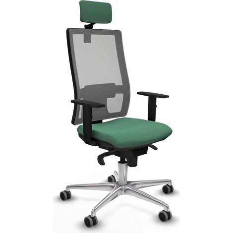 piqueras-y-crespo Modèle de chaise de bureau vert émeraude (1/3)
