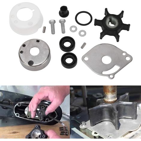 Kit de réparation de turbine de pompe à eau pour moteur hors-bord YAMAHA 2 CV 2 TEMPS 1988-2002 (1/5)