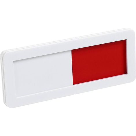 Panneau de confidentialité pour porte coulissante de bureau, lot de 8 autocollants - Facile à installer, pratique (1/5)