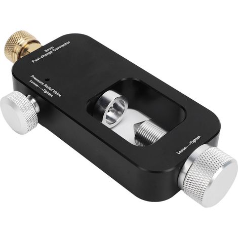 Adaptateur de remplissage pour bouteille de plongée en acier inoxydable et alliage d'aluminium 8 mm G5/8 pour le transport d'oxygène (1/5)