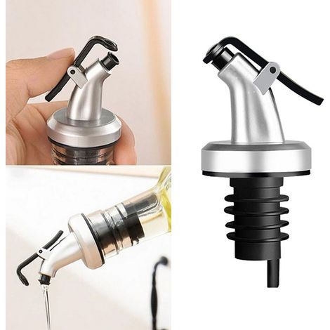 Bouteille d'huile anti-fuite avec couvercle rabattable, bec verseur pour cuisine, distributeur d'huile.