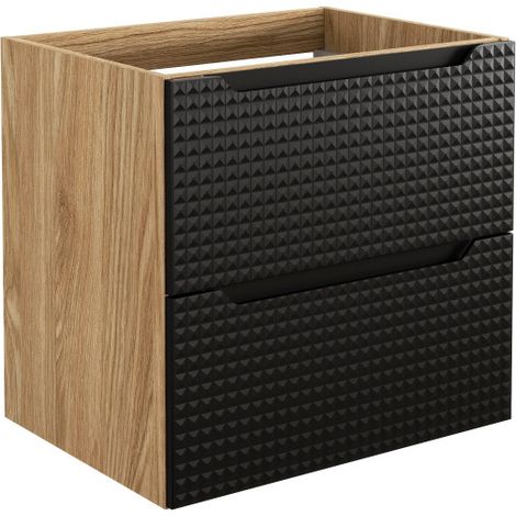 Meuble sous-vasque 60 cm - H 57 x L 60 x P 46 cm - Splendor Black - Livraison gratuite