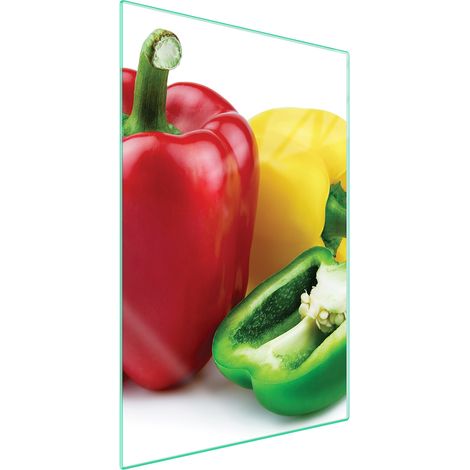 TAGLIERE IN VETRO 35x52 Peperone (1/5)