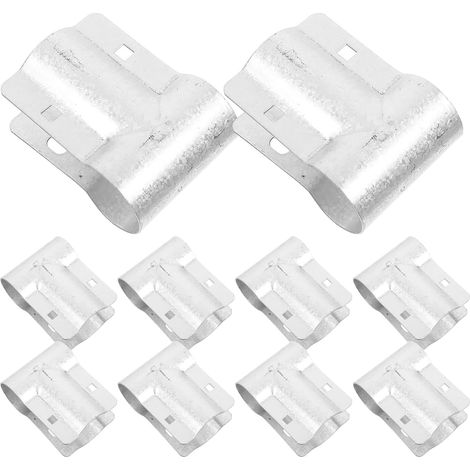 Lot de 10 Colliers de Serrage en T pour Rails D'extrémité Et eurs Élégants pour Projets (1/5)
