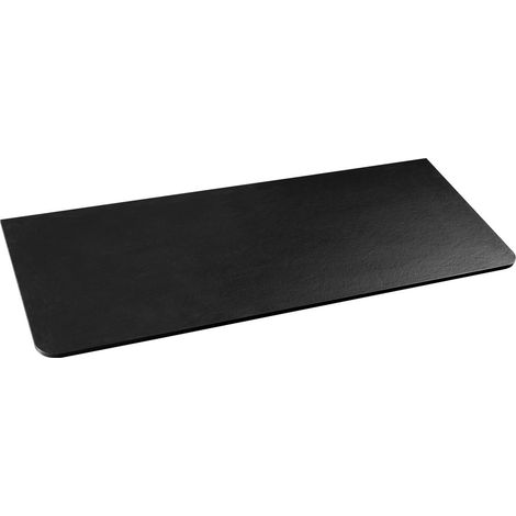 Panneau composite PREMIO 122x1,2x48,5cm, noir mat
