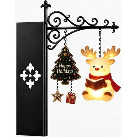 New hanging Christmas decorative shelf light, home book corner night light, bookshelf Christmas decoration - Model B -