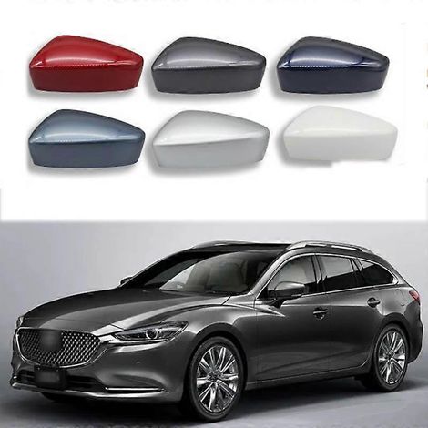 Passend für Mazda 6 Atenza (Baujahre 2018–2021): Rückspiegelgehäuse/Rückspiegelabdeckung – Farbe: Passion Red, linke Seite