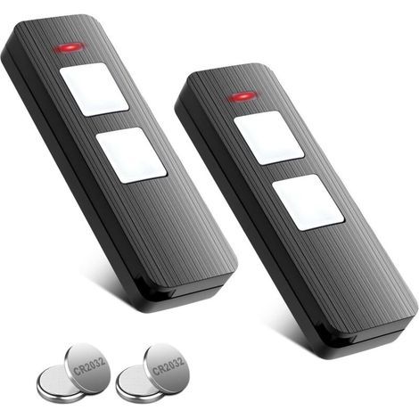 Lot de 2 Télécommande Pour Porte de Garage 868 MHz - 2 Canaux - Compatible avec Sommer S10019-00001, 4018V000, 4019V000 - Rolling Code (1/5)