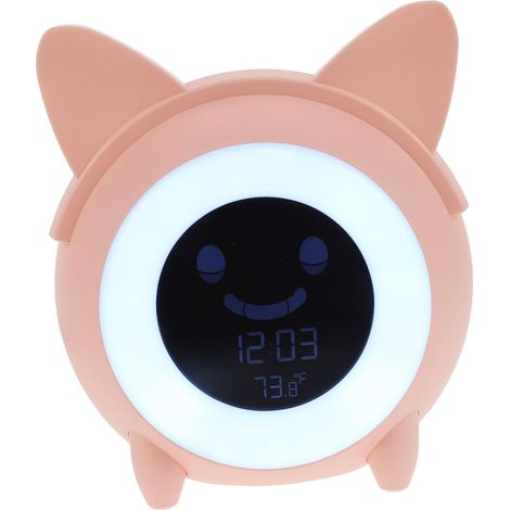 Ciieeo Réveil Numérique pour Usage Intérieur Lampe de Chevet Rose (1/5)
