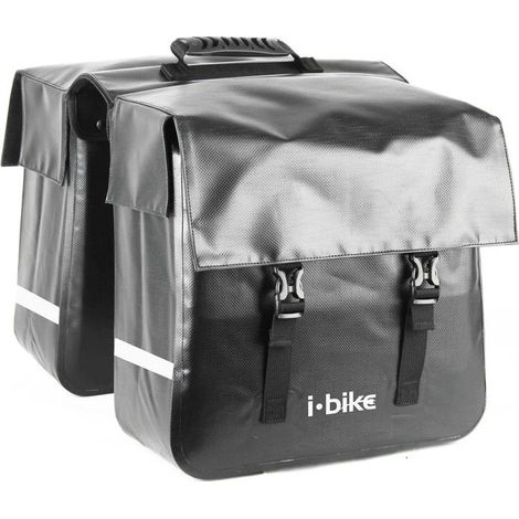 i-Bike CB-8102 Cestino e borsa per bicicletta Posteriore Borsa da bicicletta Nero (1/3)