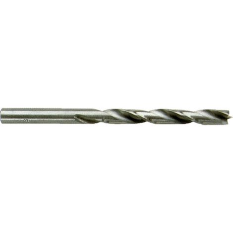 Brocas profesionales para madera tres puntas en acero rectificado                 Ø 05 - Largo corte 85 mm (1/2)