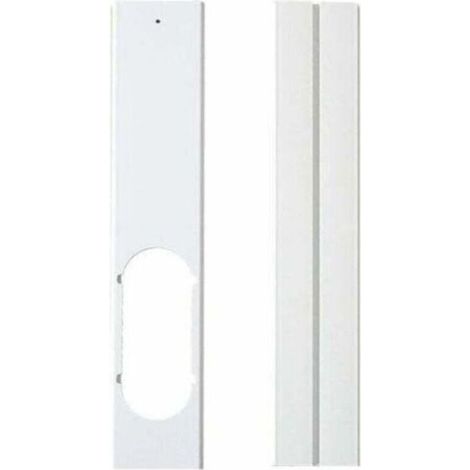 Fensterdichtungs-Set - Verstellbare Fensterdichtung, Fensterschiebe-Set, Klimaanlage, XU, Tragbare Dichtungsplatte mit Abluftschlauch für mobile Klimaanlagen (2 Stück, 55 cm x 10 cm) (1/5)
