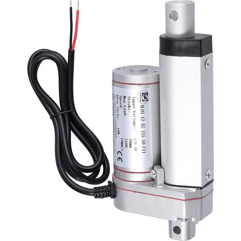 Moteur linéaire DC 12 V 750 N 50 mm actionneur linéaire électrique Moteur de barre de poussée pour moteur DIY voiture meubles levage canapé (1/5)