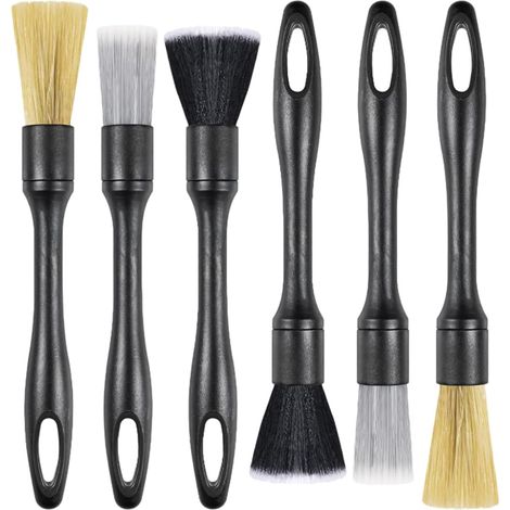 6 Pièces Brosse Douce Anti Poussiere Intérieur Cpinceau (1/5)