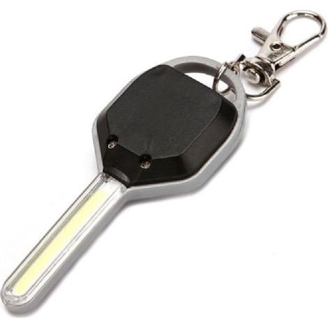 Mini lampe de poche en forme de clé - Mini porte-clés étanche - Petit porte-clés LED - Mini lampe de poche LED - Pour camping, randonnée, lampe de poche (1/5)