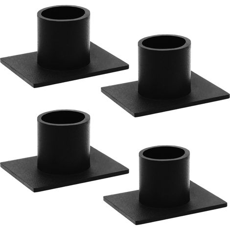 Chandeliers - Ensemble de quatre (chandeliers carrés) - Noir - Chandeliers - Ensemble de quatre (chandeliers carrés) - Noir (1/5)
