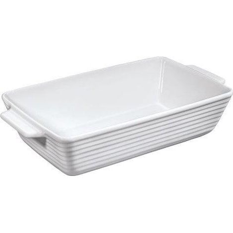 Küchenprofi fuente de porcelana blanca 24 x 15 cm