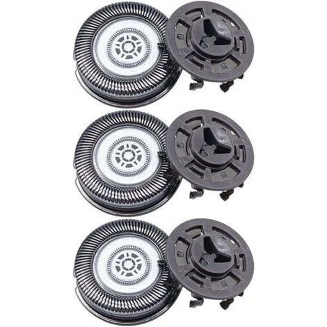 Lames de rechange SH71 Philips (3 pièces) – Compatibles rasoirs électriques série 5000/S7000 – Facile à installer (1/4)