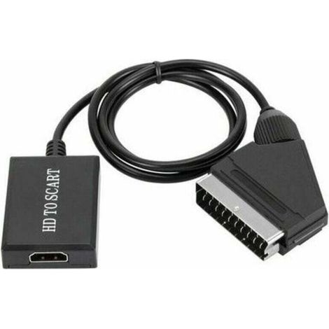 Adaptateur HDMI Vers Péritel Convertisseur Audio Vidéo HD 1080p Pour Sky Box Et Décodeurs (1/5)