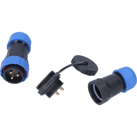 Fiche SP28 45A IP68 étanche connecteur aviation type dock 3 broches prise haute intensité (1/5)