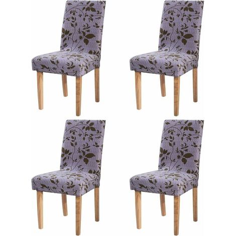 4PCS Stretch Removable Washable Dining Room Chair Protector Slipcovers/Home Decor Dining Room Seat Cover Multiple Styles 4 (1/5)