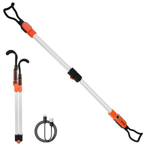Werkstattlampe 2300 LM, Arbeitsleuchte 6000 mAh, wiederaufladbares LED-Licht, Arbeitslampe für Mechaniker mit Haken, für Autoreparatur, Inspektion, Garage, Werkstatt, Notbeleuchtung (1/5)