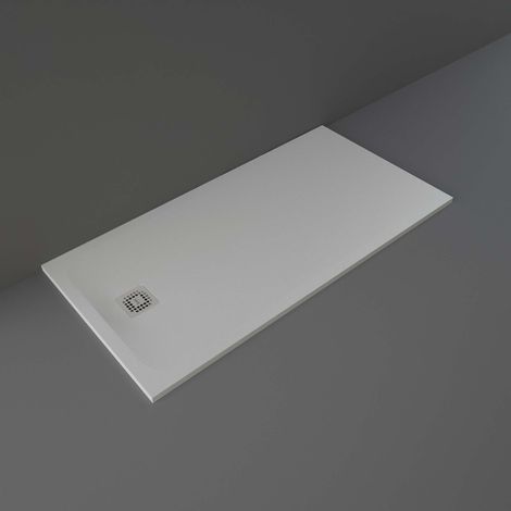 RAK Feeling Grey 1600mm x 800mm Rectangular Shower Tray - RFST080160S503 (1/2)