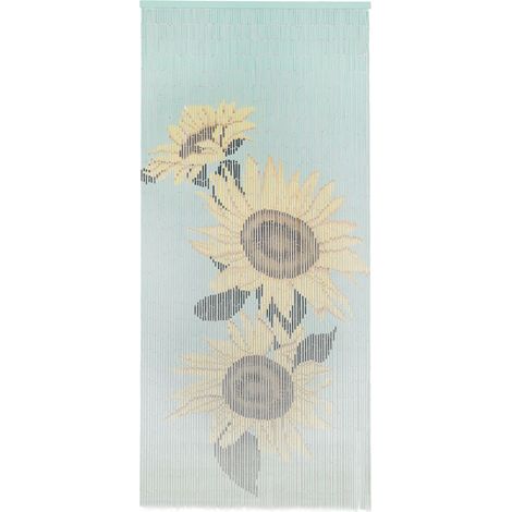 vidaXL Tenda Antimosche per Porte in Bambù 90x200 cm